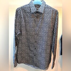 Michael Kors ling sleeve shirt. Size L blue color